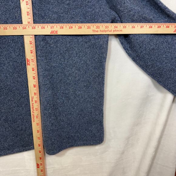 NWT Fisherman Ireland XL Blarney Mills Henley Wool Sweater Blue Outdoor Winter - Picture 5 of 10